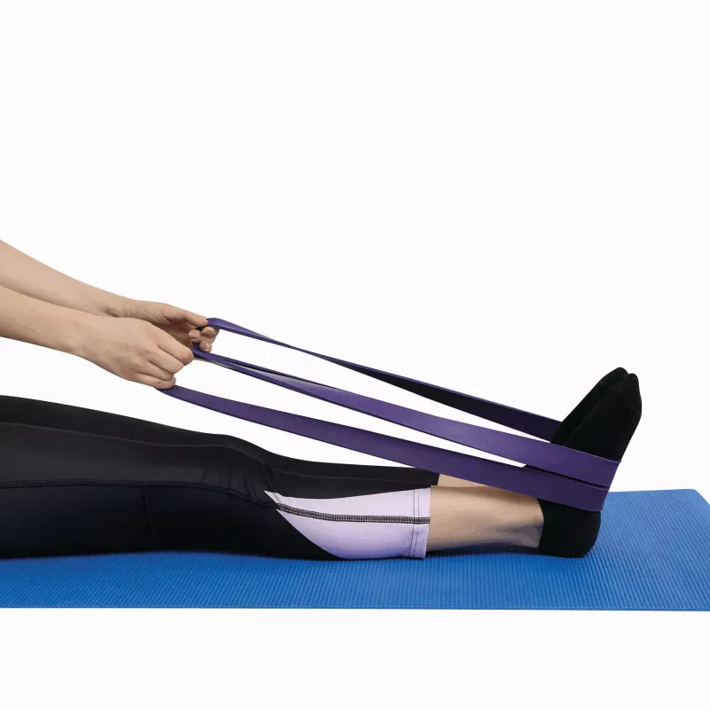 Guma oporowa do ćwiczeń STRONG POWER, obciążenie ok. 15,9-38,6 kg - fioletowy (56-0605052)