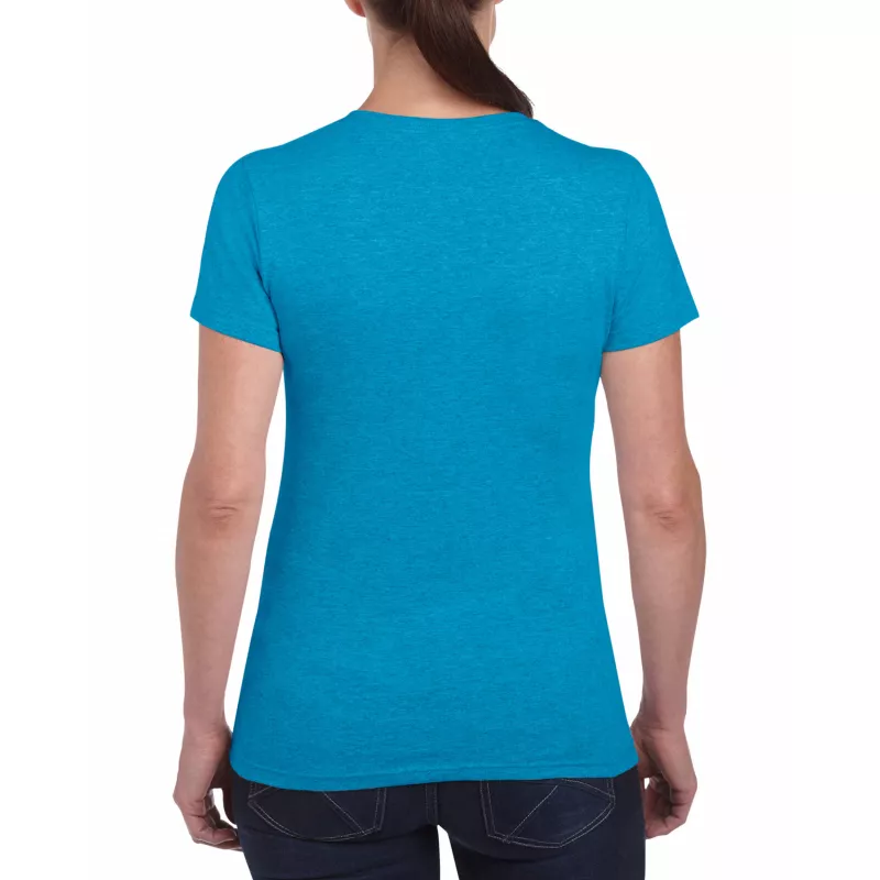 Koszulka bawełniana 180 g/m² Gildan Heavy Cotton™ - DAMSKA - Heather Sapphire  (5000L-HEATHER SAPPHIRE)