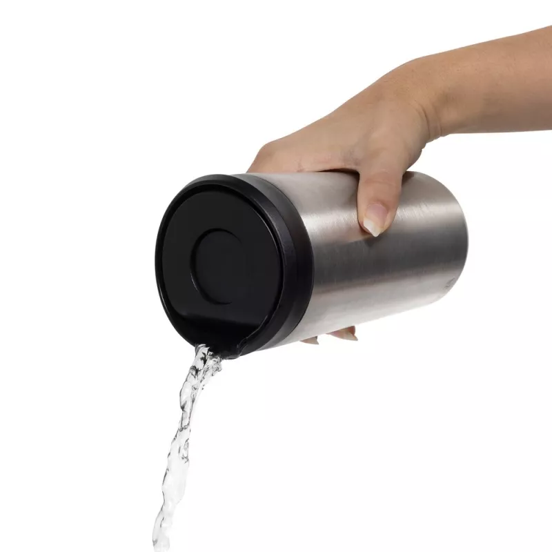 Kubek termiczny 400 ml Avira Alix - srebrny (P438.1002)