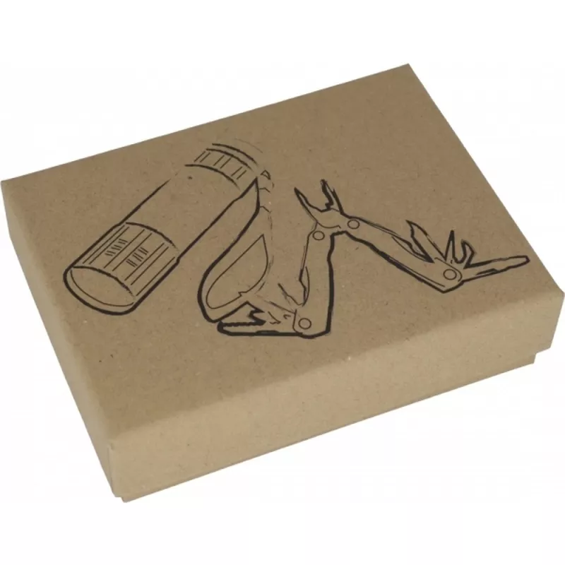 Zestaw latarka i narzędzie wielofunkcyjne OAKLAND - czarny (341403)