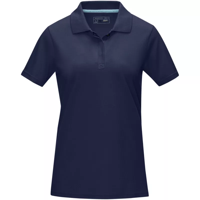 Damska organiczna koszulka polo Graphite z certyfikatem GOTS - Granatowy (37509-navy)