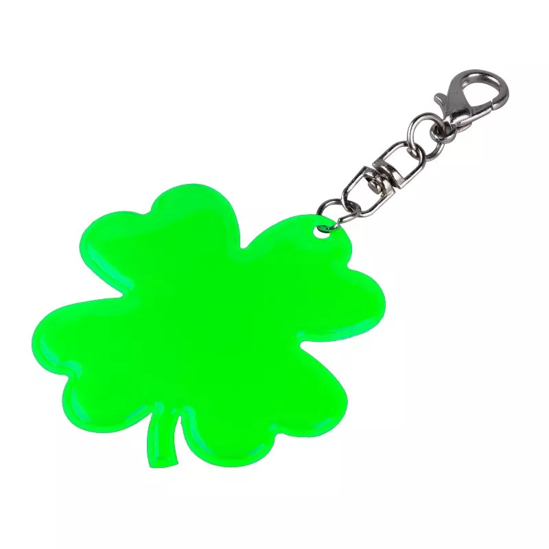 Brelok odblaskowy Lucky Clover - zielony (R73243.51)
