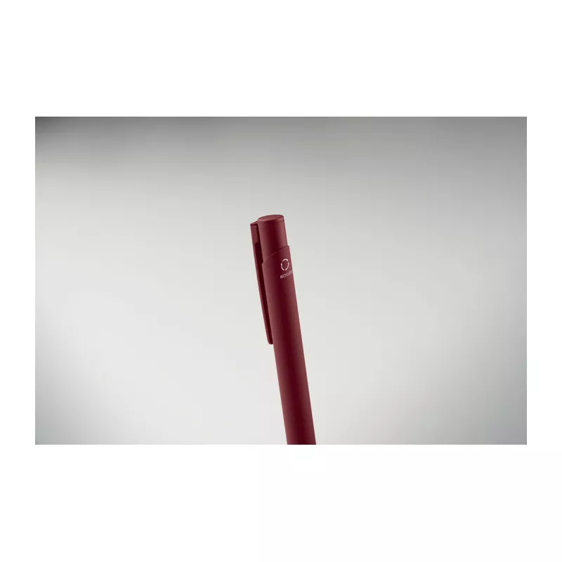 Długopis z aluminium z recyklingu ESCRI - Burgund (MO2799-02)