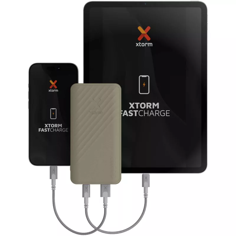 Xtorm XG220 Go2 powerbank 15 W 20 000 mAh z szybkim ładowaniem  - Sandstone (12441206)