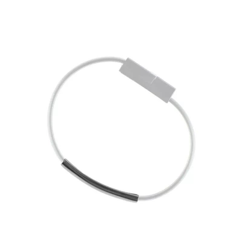 Opaska na rękę, bransoletka, kabel do ładowania i synchronizacji - biały (V0331-02)