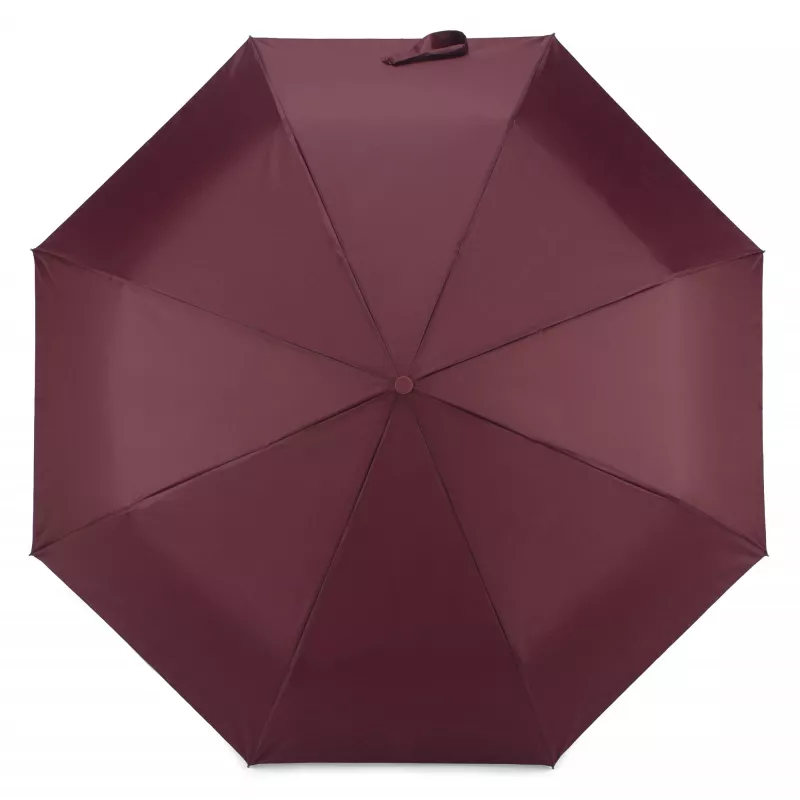 Parasol automatyczny REGO składany „na trzy”  - bordowy (37044-11)
