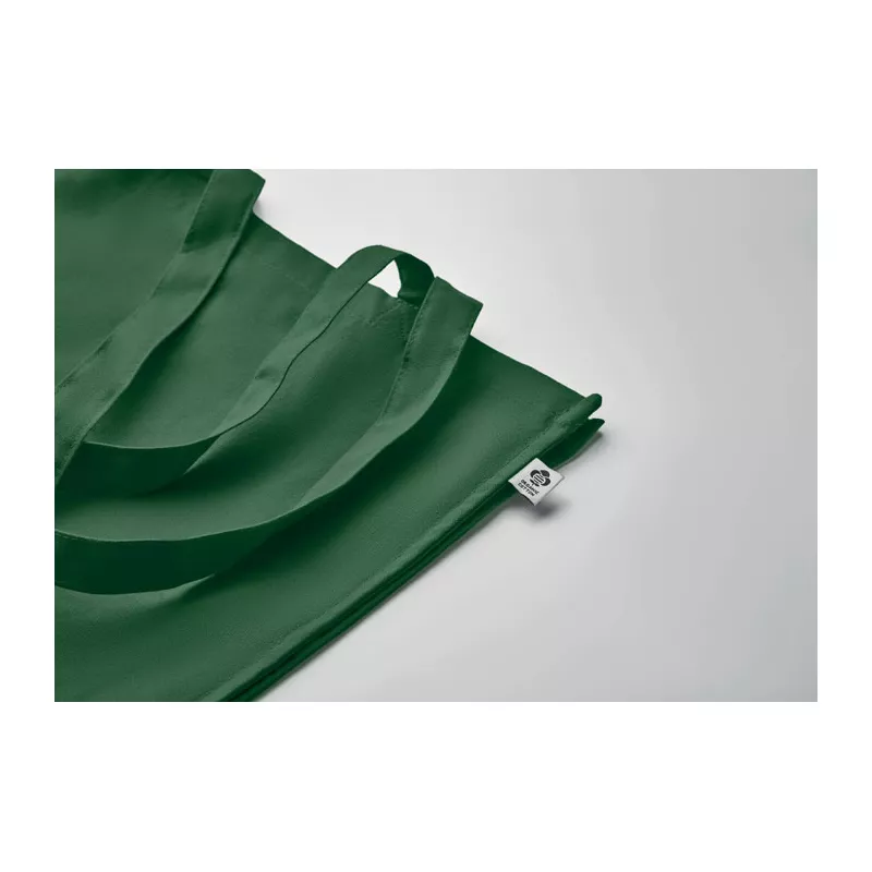 Torba z bawełny organicznej 220 g/m² BENTE COLOUR - Ciemnozielony (MO2197-60)