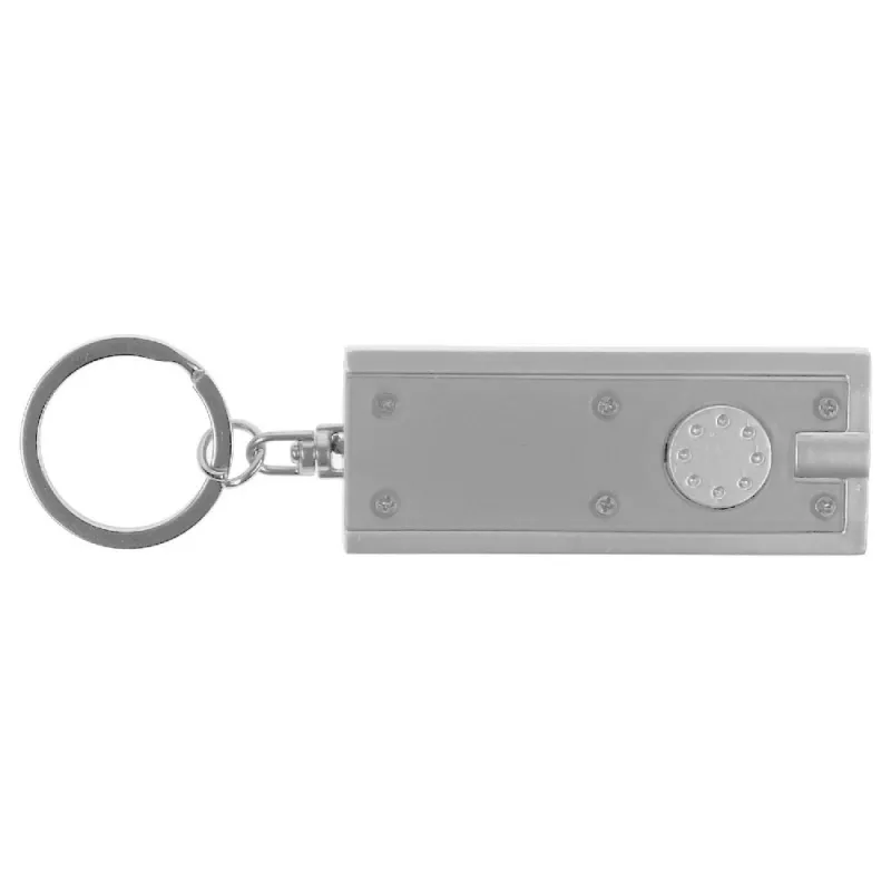 Brelok do kluczy, lampka 1 LED - srebrny (V2122/A-32)