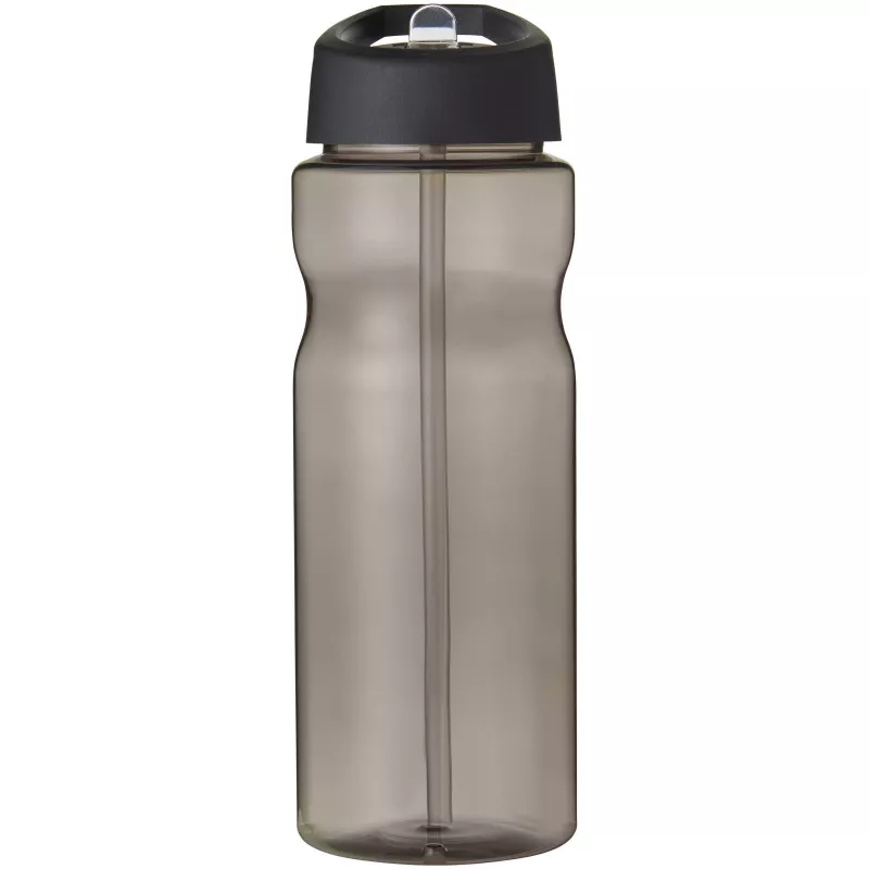 Bidon H2O Base® z wieczkiem z słomką 650 ml - Charcoal-Czarny (21004903)