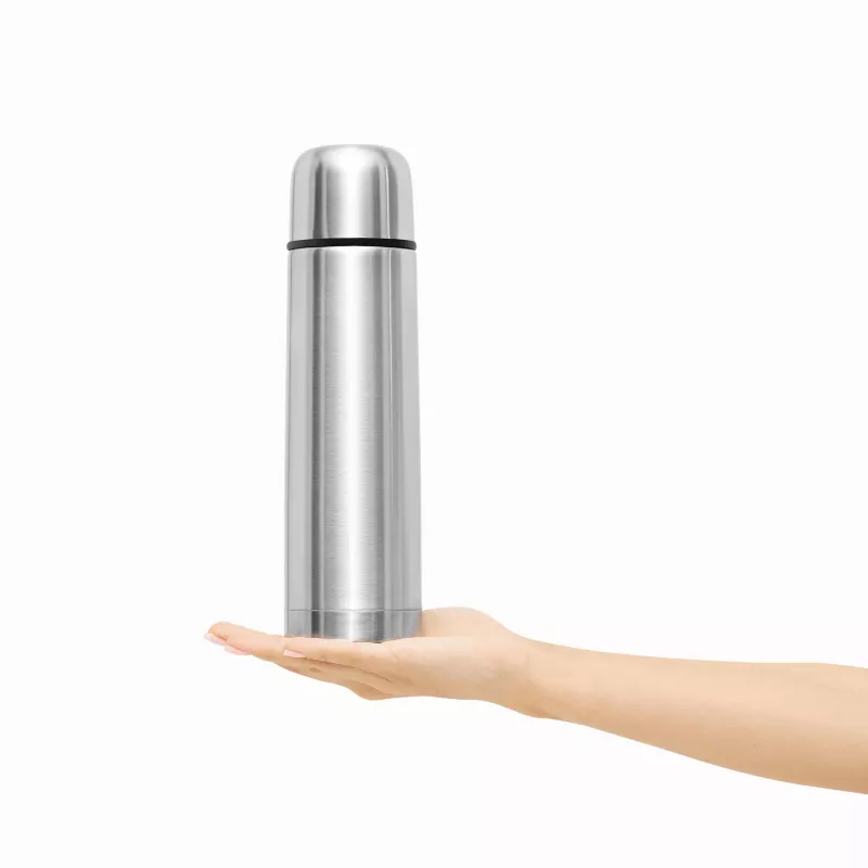 Termos o podwójnych ściankach, pojemność ok. 500 ml - srebrny (56-0304207)