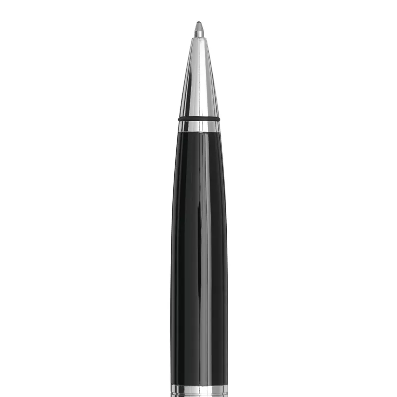 Długopis ze stali nierdzewnej - czarny, srebrny (58-8113002)