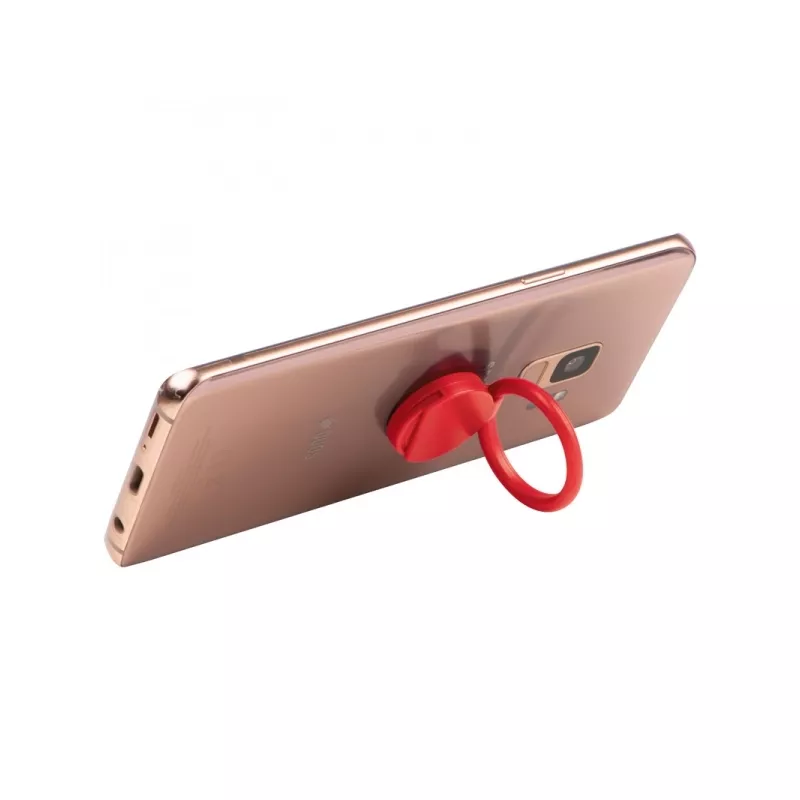 Uchwyt do telefonu plastikowy RED ROSE - czerwony (096705)