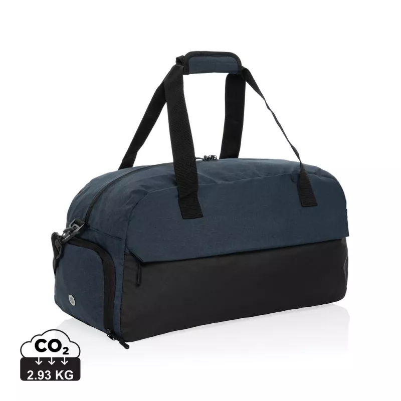 Torba sportowa, podróżna AWARE™ Kazu, RPET - niebieski (P707.205)