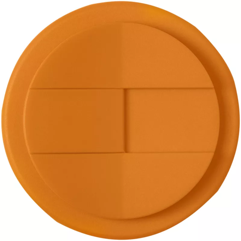 Kubek Americano® Eco z recyklingu o pojemności 350 ml z pokrywą odporną na zalanie - Pomarańczowy (21042507)