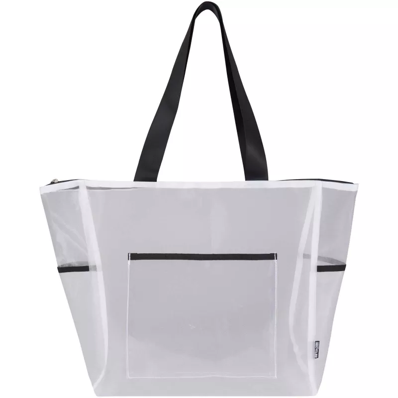 Mesh torba na zakupy 23 l z recyklingu z certyfikatem GRS - Biały (13013801)