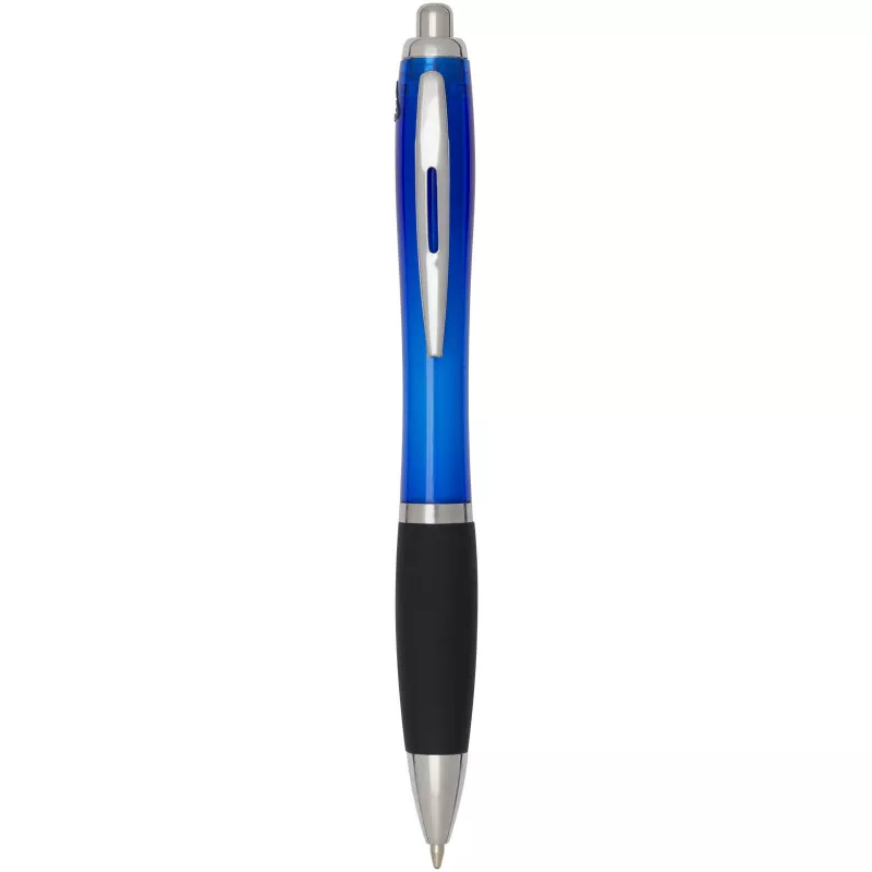 Nash długopis kulkowy z tworzyw sztucznych pochodzących z recyklingu z certyfikatem RCS z kolorowym korpusem i czarnym uchwyt - Błękit królewski (10644853)
