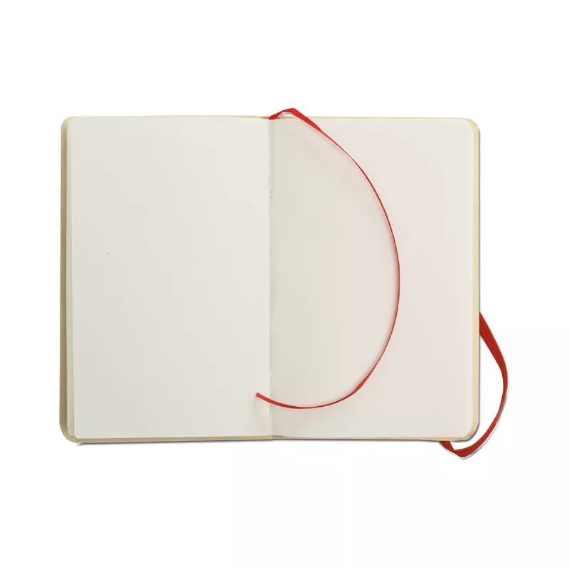 Notes A6 z recyklingu 96 kartek gładkie EVERNOTE - Czerwony (MO7431-05)