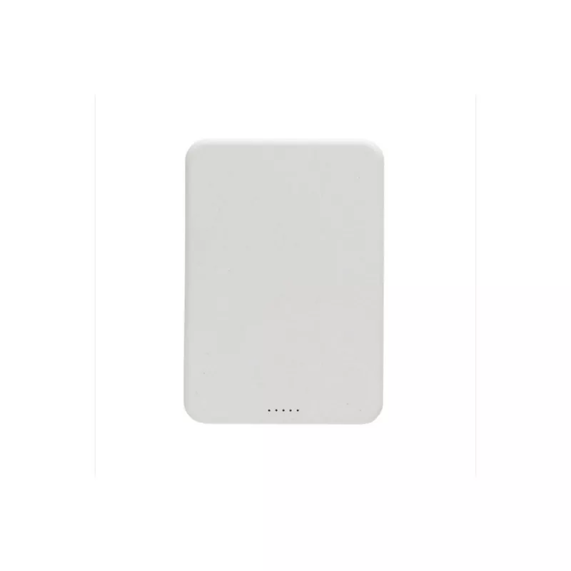 Magnetyczny bezprzewodowy power bank 5000 mAh Magnetix - biały (P322.403)