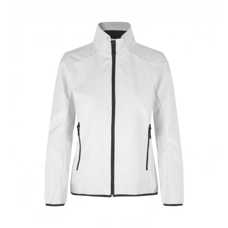 Kurtka damska ID softshell CORE 0856 290 g/m² - White (0856-WHITE)