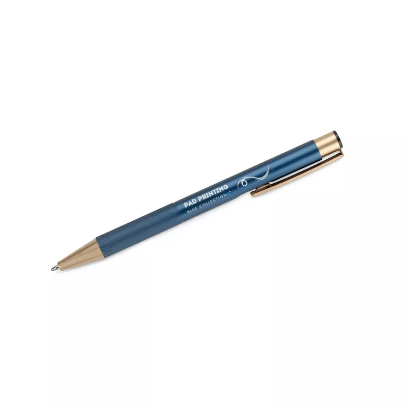 Długopis reklamowy metalowy VITE - niebieski (19689-03)