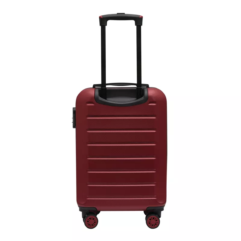 Walizka kabinowa na kółkach z możliwością pakowania z obu stron - czerwony (56-0204474)