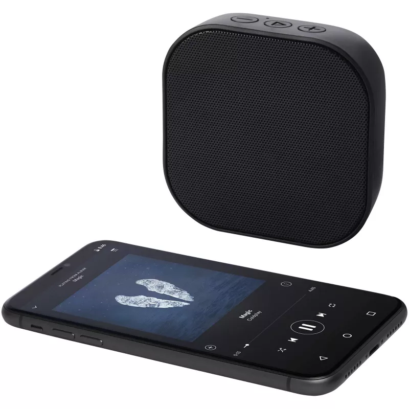 Stark głośnik Bluetooth® 2.0 o mocy 3 W z tworzyw sztucznych pochodzących z recyklingu z certyfikatem RCS - Czarny (12430590)