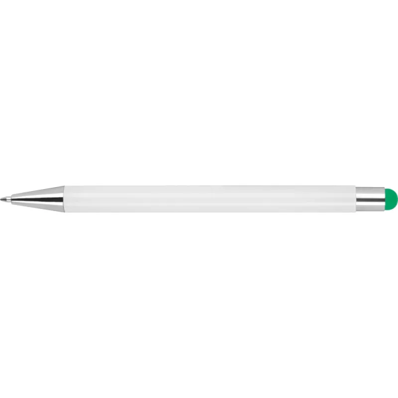 Długopis z touch penem - zielony (1323809)