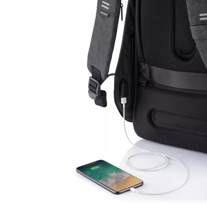 Bobby Hero XL plecak chroniący przed kieszonkowcami - czarny, czarny (P705.711)