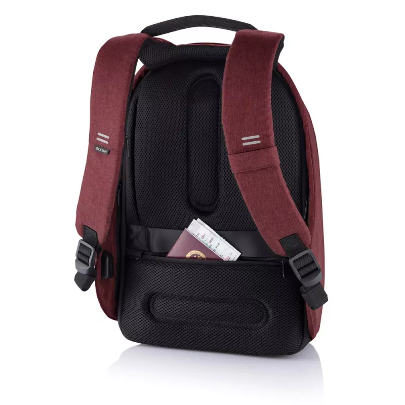 Bobby Hero Regular plecak chroniący przed kieszonkowcami - wiśniowy (P705.294)
