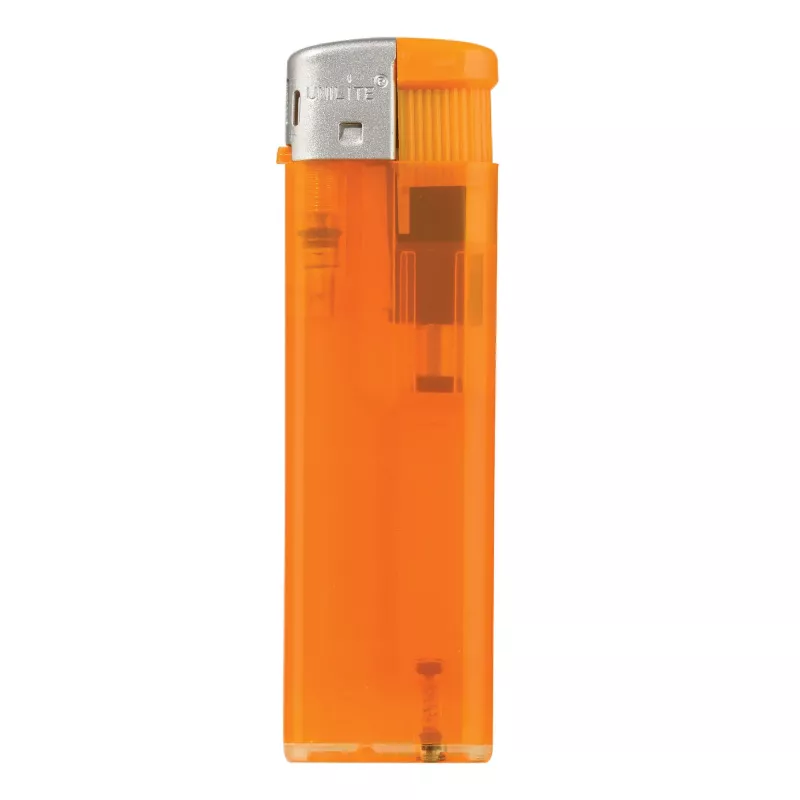 Zapalniczka reklamowa transparentna Torpedo - pomarańczowy transparentny (LT90610-N0426)