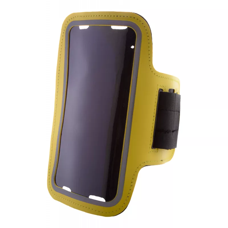 Kelan opaska na ramię z uchwytem na telefon - żółty (AP781619-02)