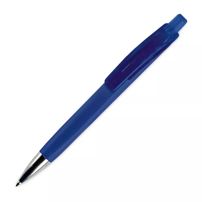 Miękki w dotyku długopis Riva - ciemnoniebieski (LT80836-N0010)