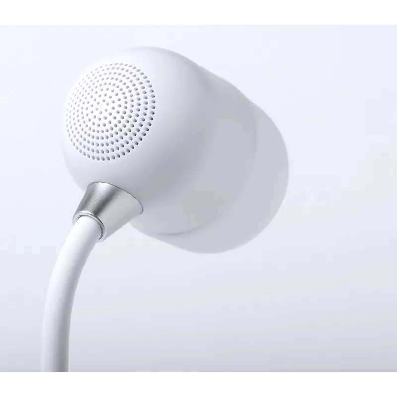 Lampka na biurko z wbudowaną ładowarką indukcyjną i głośnikiem LEREX - biały (AP721373-01)