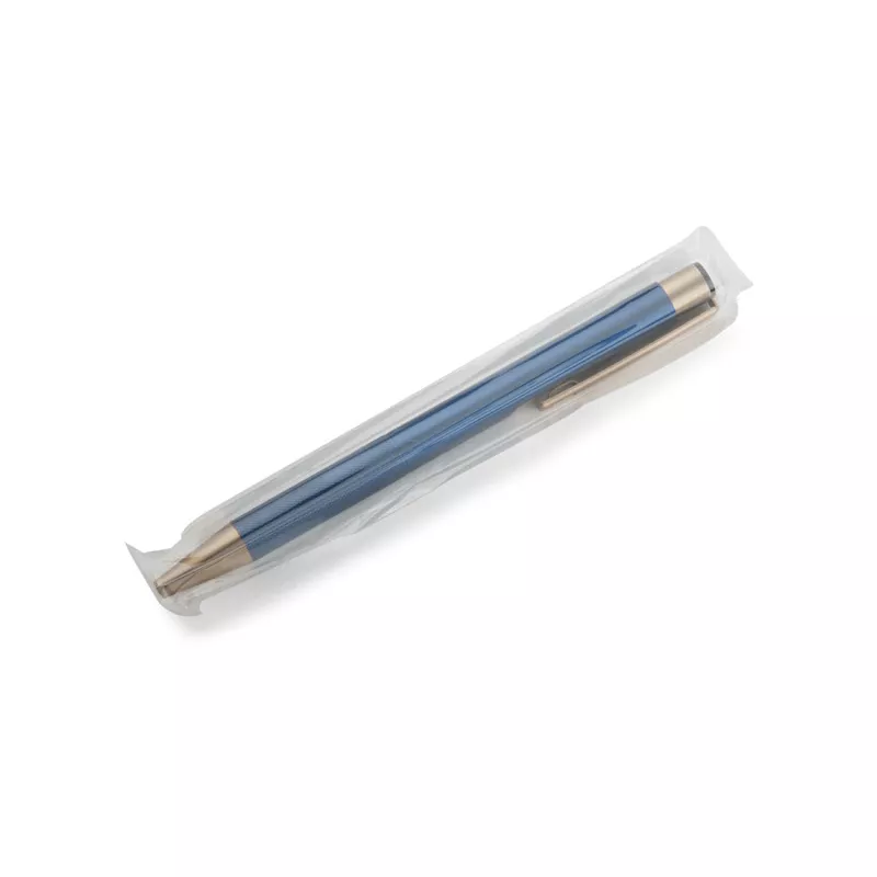 Długopis reklamowy metalowy VITE - niebieski (19689-03)