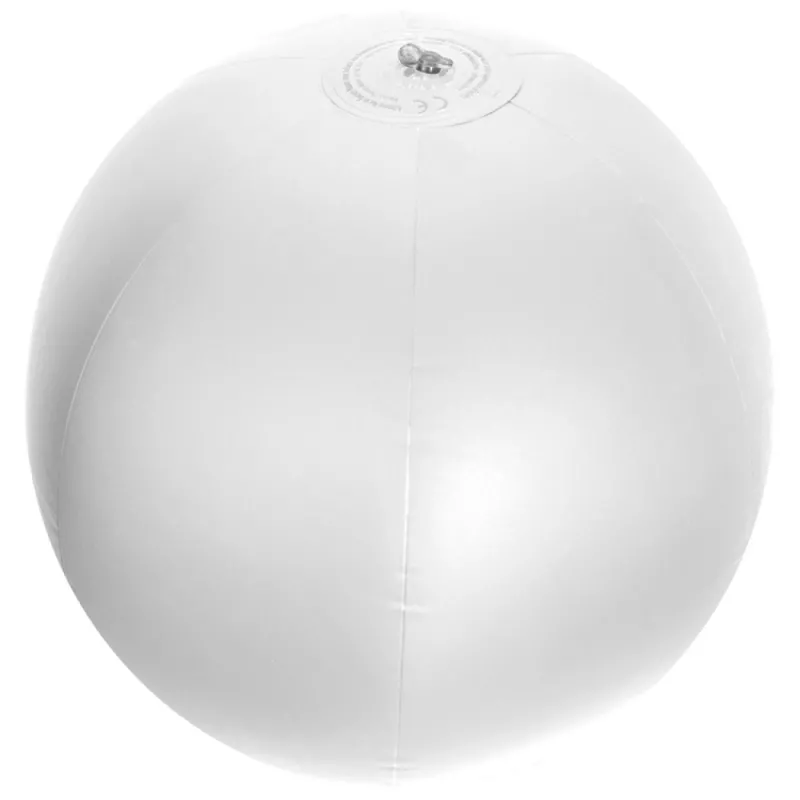 Dmuchana piłka plażowa jednokolorowa średnica 26 cm - biały (5102906)