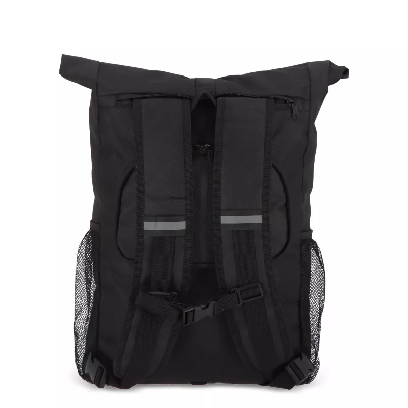Plecak rowerowy R-PET 600D Rolltop 20L - czarny (LT95351-N0002)