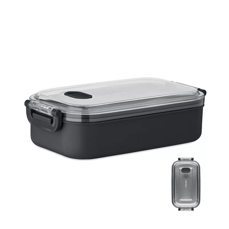Lunchbox z PP ze stalowym wkładem 750 ml HOAGIE - Czarny (MO2770-03)