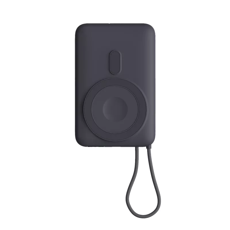 Powerbank Nova Wireless kompatybilny z MagSafe i Apple Watch 10000 mAh - ciemnoszary (LT95517-N0060)