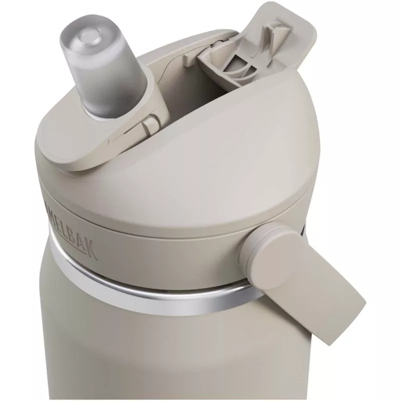Camelbak® Thrive Flip VSS butelka na wodę ze stali nierdzewnej o pojemności 750 ml ze składaną słomką - Jasnoszary (10088880)