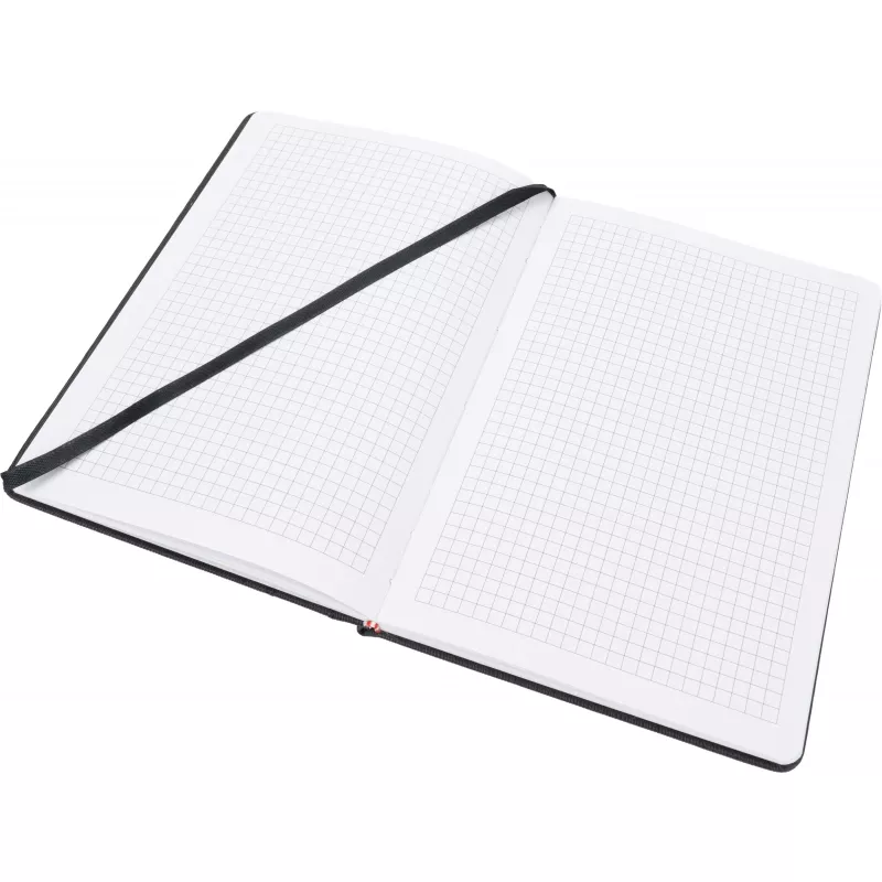 Notatnik A5 w kratkę CLELIA - czarny (2136303)