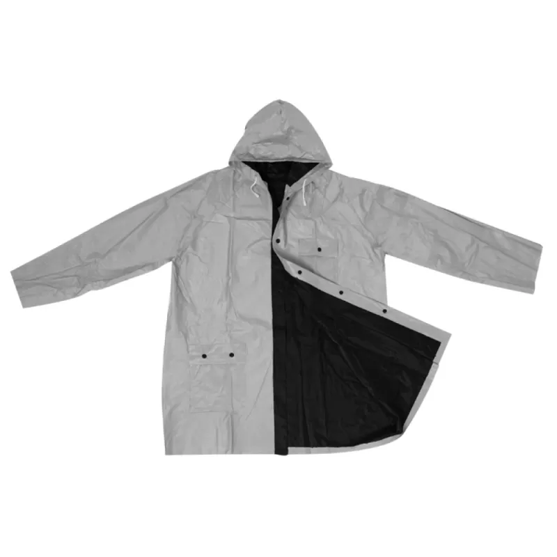 Płaszcz przeciwdeszczowy - srebrno-czarny (4920537)