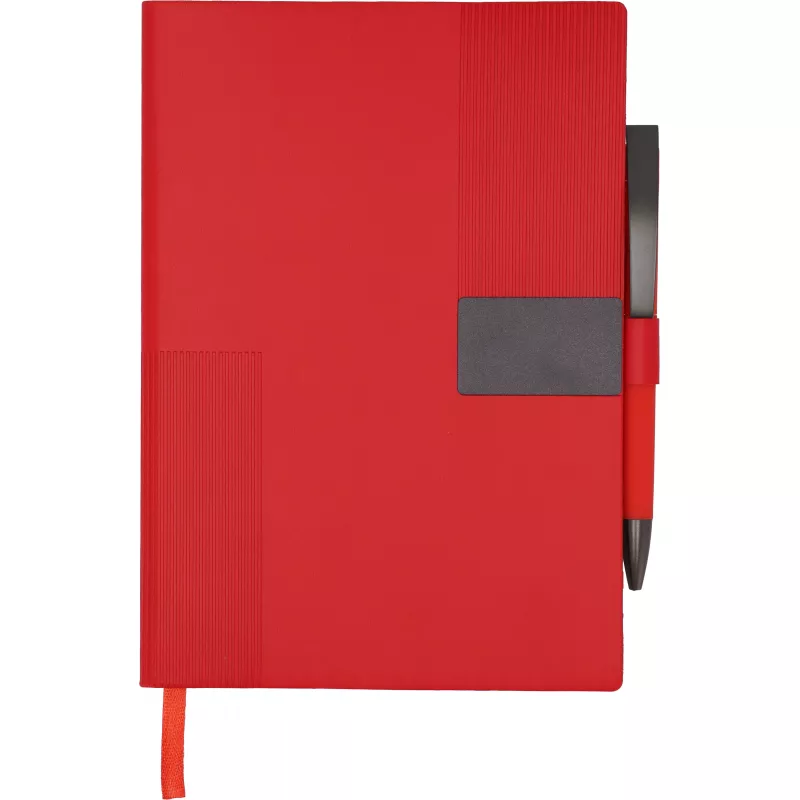 Notes A5 w linie z długopisem MERSIN - czerwony (562005)