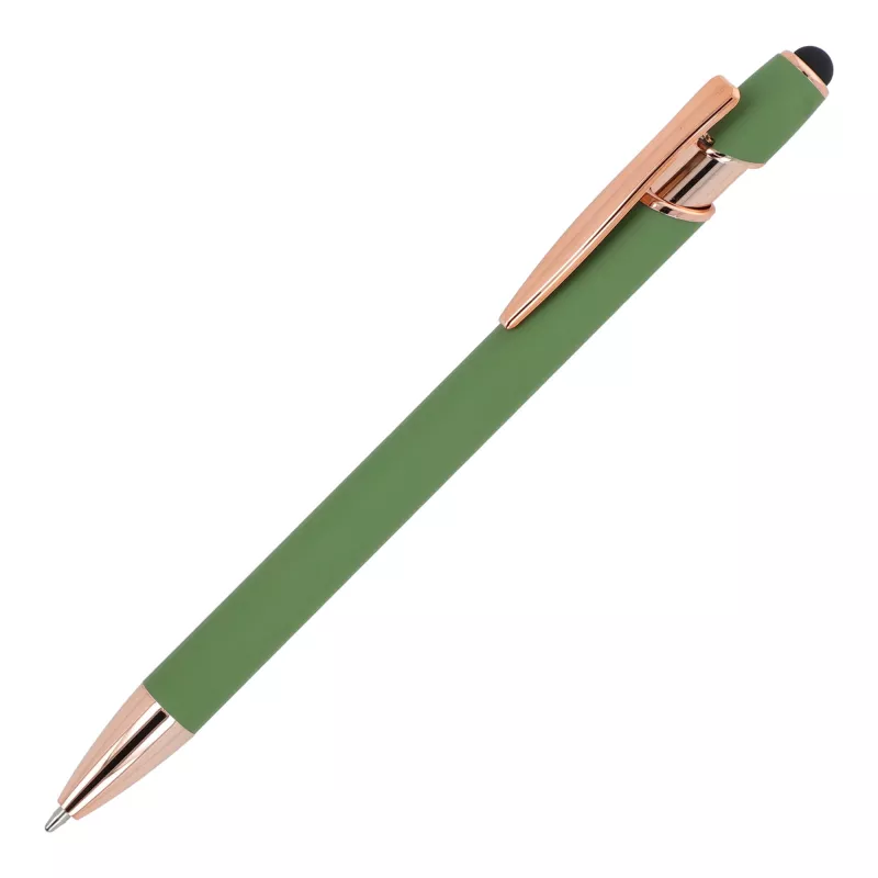 Ballpen Paris Deluxe Metal Rubberised - Oliwkowa zieleń (LT87783-N0043)