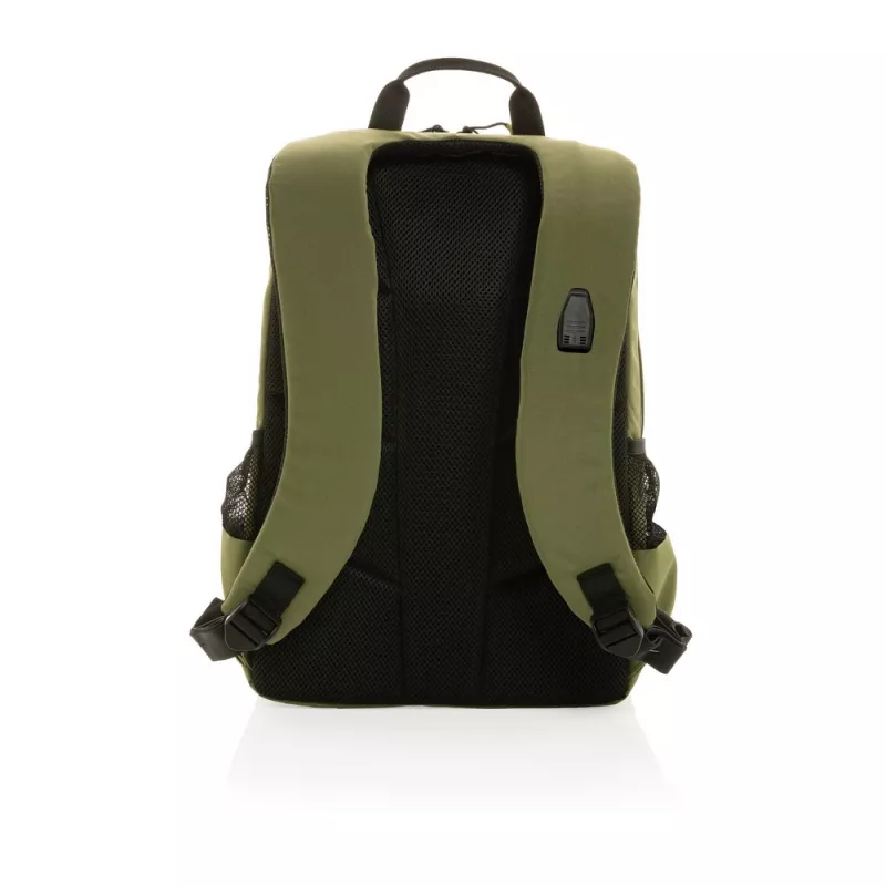 Plecak na laptopa 15,6" Swiss Peak Lima Impact AWARE™, ochrona RFID - zielony, zielony (P763.157)