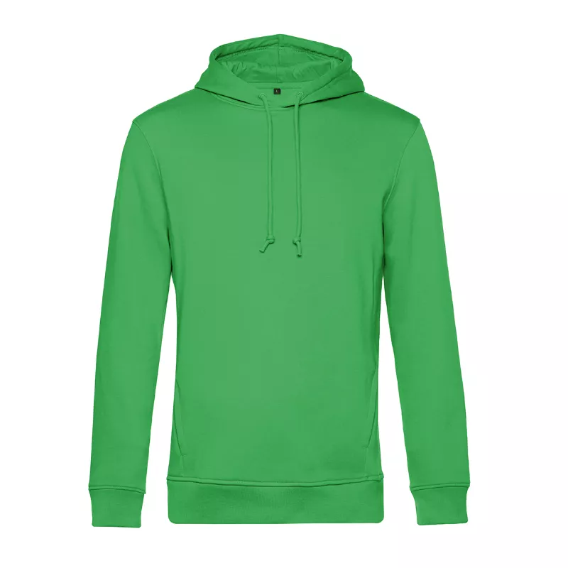 Bluza męska z kapturem B&C Organic Inspire Hooded - Apple Green (515) (WU33B-APPLE GREEN)