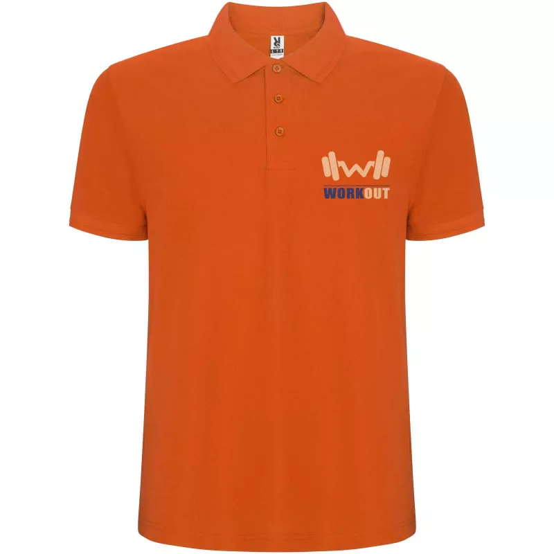 Pegaso Premium koszulka męska polo z krótkim rękawem - Pomarańczowy (R6609-ORANGE)