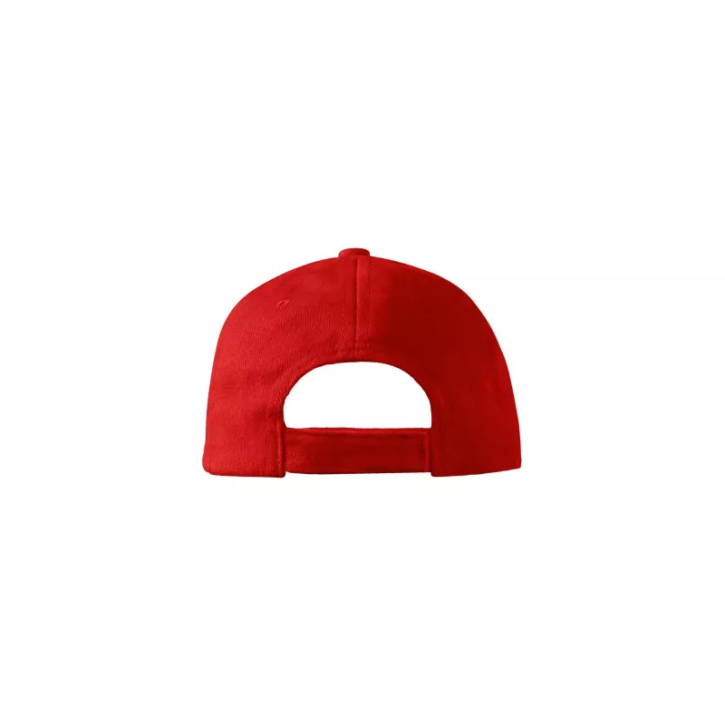 Dziecięca czapka z daszkiem 340 g/m² 6P KIDS 303 - Czerwony (ADLER303-CZERWONY)