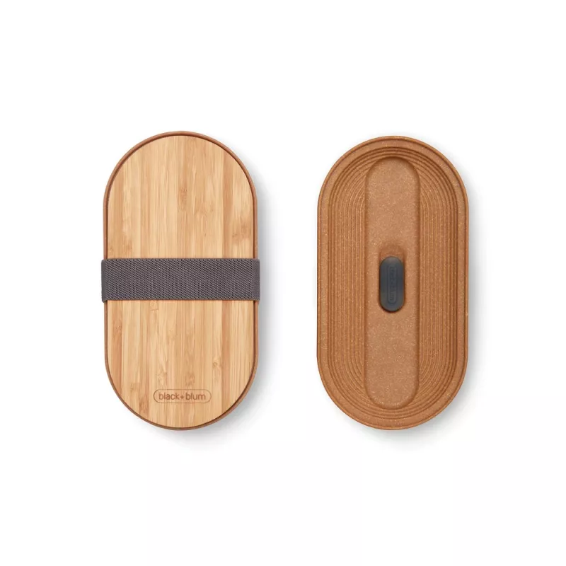 Lunchbox, pudełko śniadaniowe Black+Blum Double Bento - grey (P439.2002)