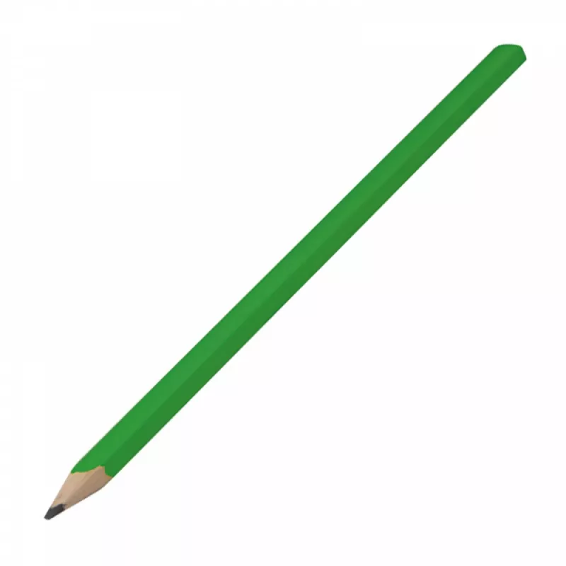 Ołówek stolarski drewniany 25 cm - HB - zielony (1092309)