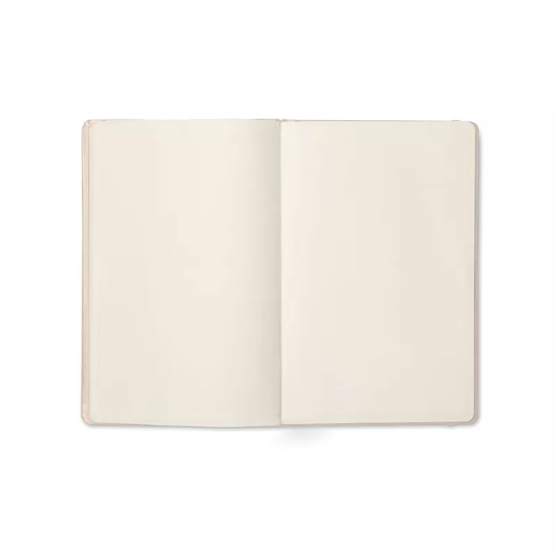 Notes A5 w okładce PU 96 kartek gładkie ARCONOT PLAIN - Zgaszona Biel (AR1804-43)